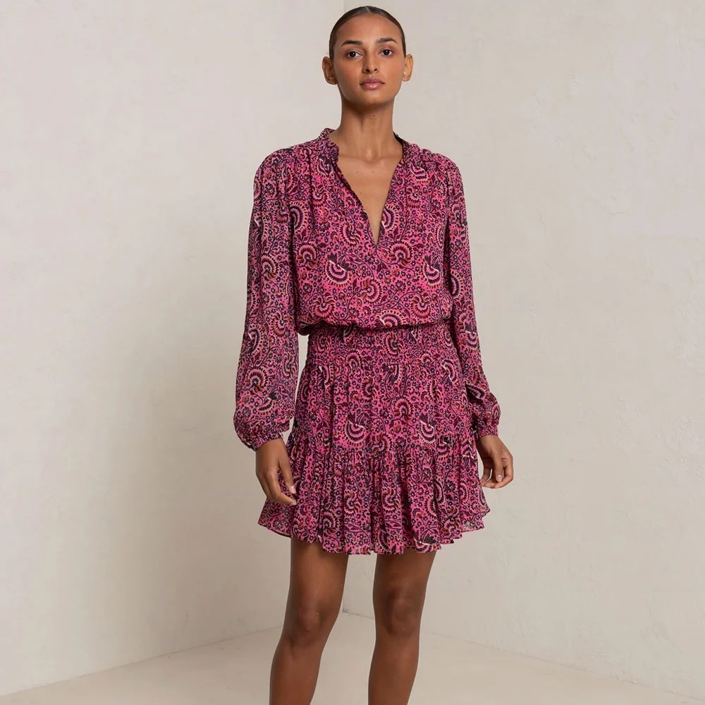 A.L.C sari silk mini dress - Picture 2 of 8